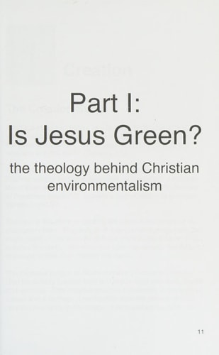 Is Jesus Green? A Christian View of the Environment