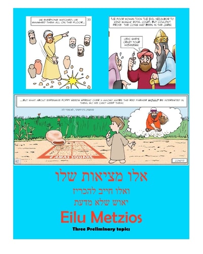 Eilu Metzios Three Preliminary Topics
