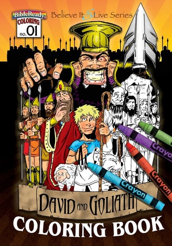 David and Goliath Coloring Book