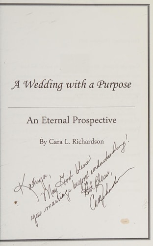 A Wedding With A Purpose An Eternal Purpose