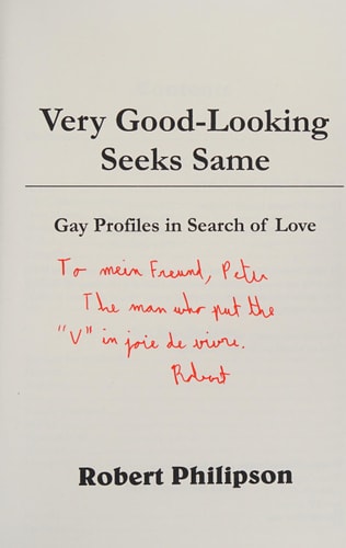 Very Good-looking Seeks Same Gay Profiles in Search of Love