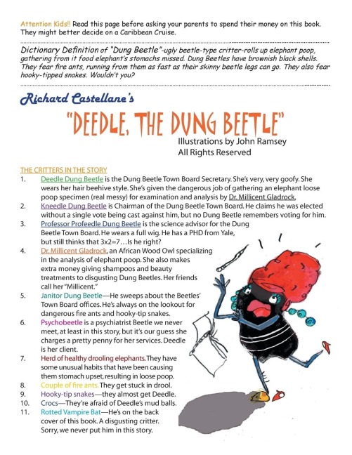 Deedle, the Dung Beetle