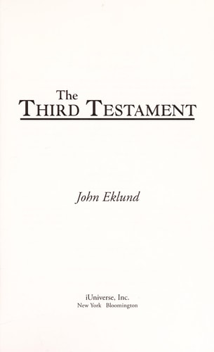 The Third Testament