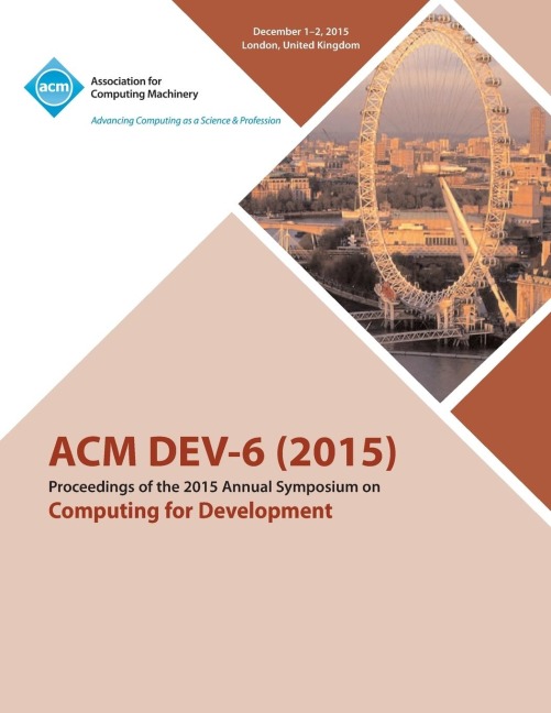 DEV-6 15 Sixth ACM Annual Symposium on Computing for Development