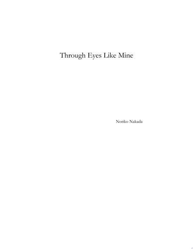 Through Eyes Like Mine