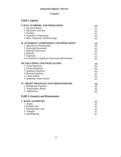 Teacher's Choice Math Regents Review Integrated Algebra, Geometry, Algebra 2 and Trigonometry