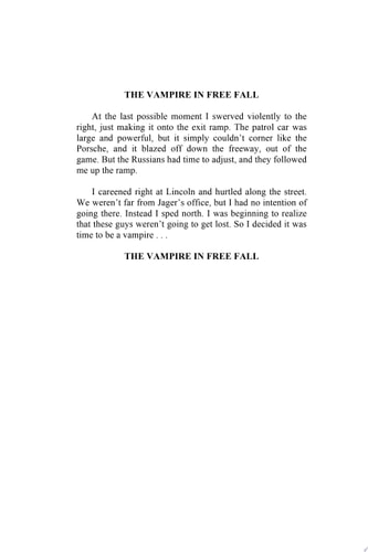 The Vampire in Free Fall