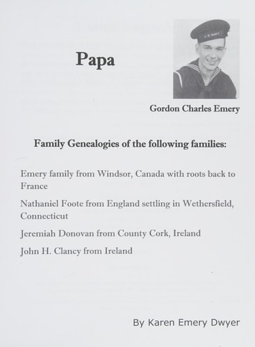 Papa French, English and Irish Ancestors