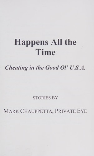 Happens All the Time Cheating in the Good OL' U. S. A.