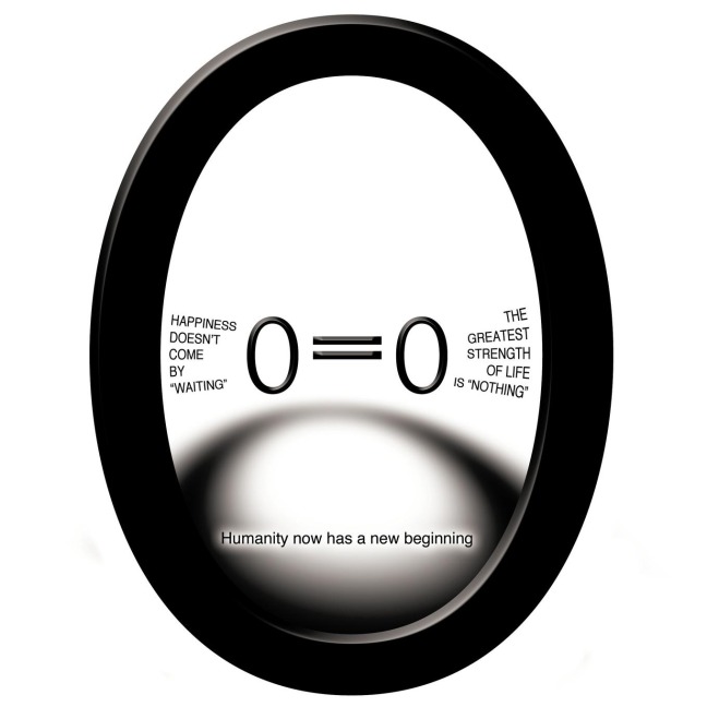 Happiness doesnt come by waiting The greatest strength of life is nothing O=O: Humanity now has a new beginning