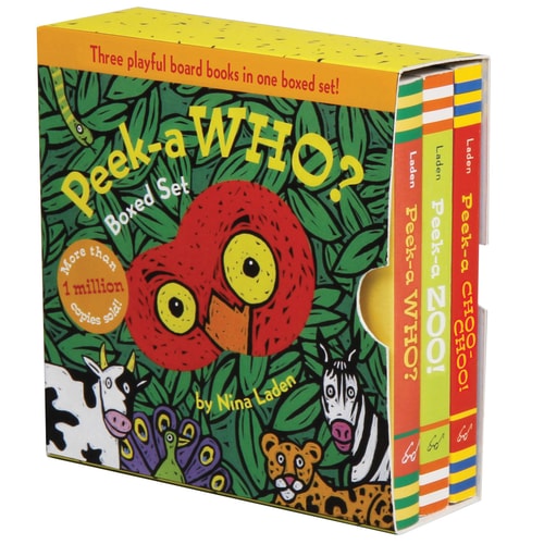 Peek-a Who? Boxed Set (Children's Animal Books, Board Books for Kids)