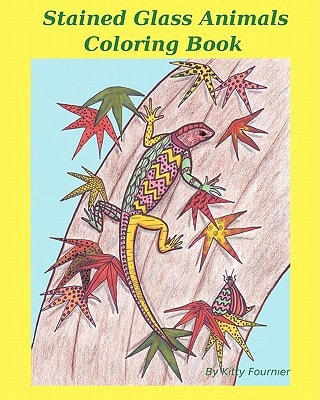 Stained Glass Animals Coloring Book