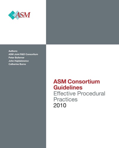 Effective Procedural Practices ASM Consortium Guideline