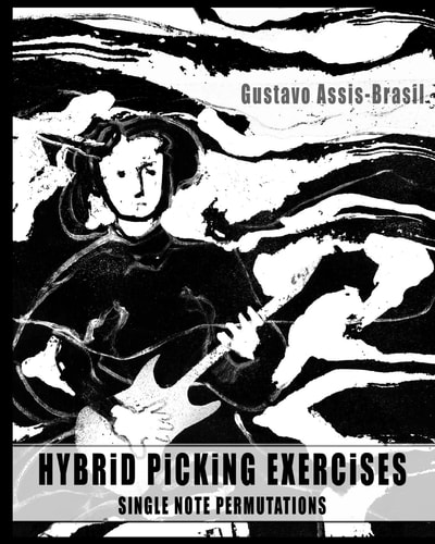 Hybrid Picking Exercises Single Note Permutations