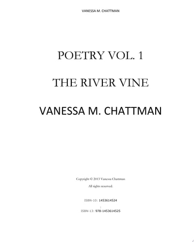 Poetry The River Vine