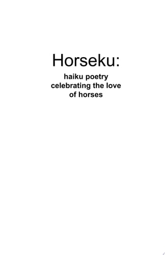 Horseku Haiku Poetry