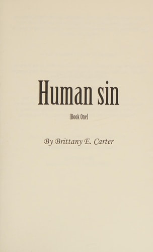 Human Sin Book One