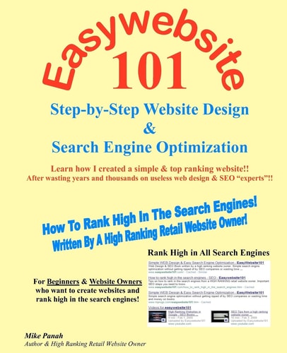 Easywebsite101 Step-by-Step Web Design and SEO by a High Ranking Retail Website Owner