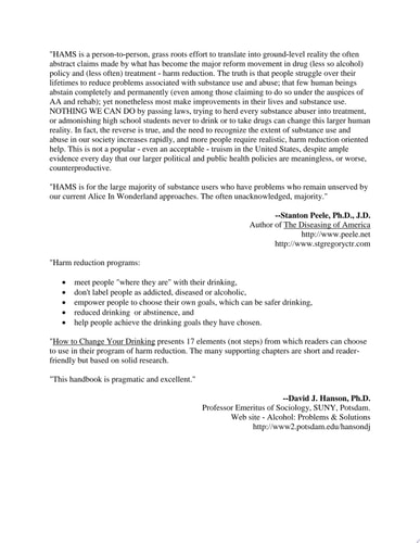 How to Change Your Drinking A Harm Reduction Guide to Alcohol