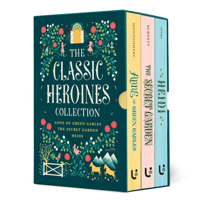 Classic Heroines Collection Boxed Set: Anne of Green Gables, Heidi, The Secret Garden