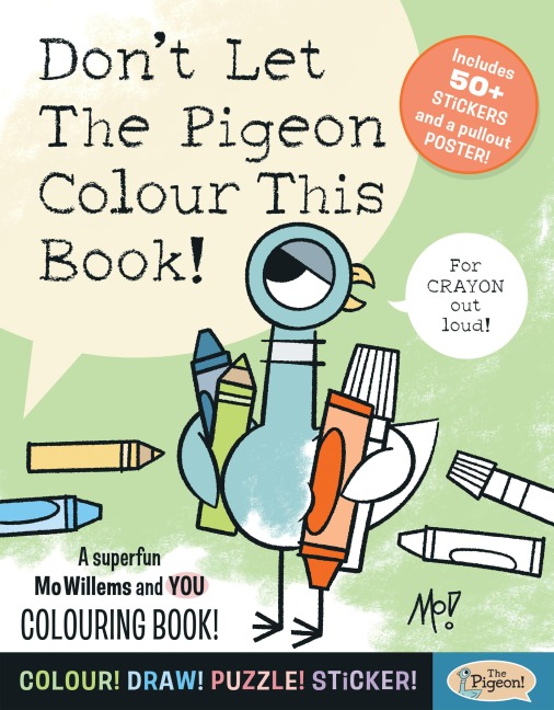 Dont Let The Pigeon Colour This Book!
