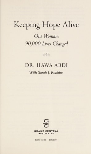 Keeping Hope Alive One Woman: 90,000 Lives Changed