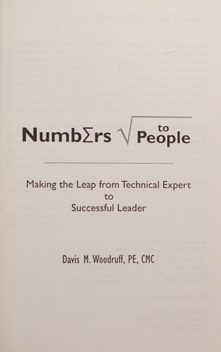 Numbers To People Making the Leap From Technical Expert to Successful Leader