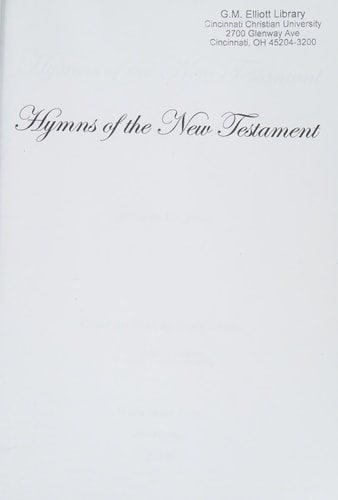 Hymns of the New Testament