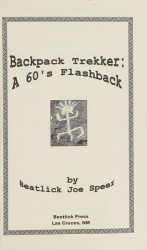 Backpack Trekker A 60's Flashback
