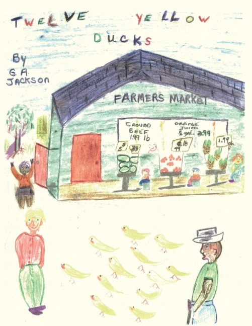 Twelve Yellow Ducks