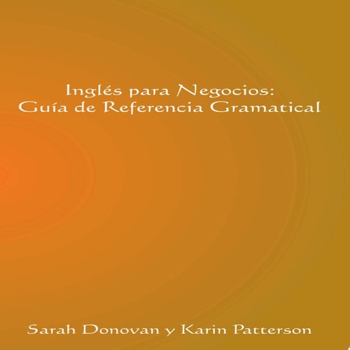 Inglés para negocios Guía de referencia grammatical