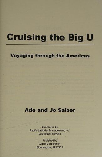 Cruising the Big U Voyaging Through the Americas