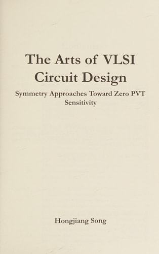 The Arts of Vlsi Circuit Design