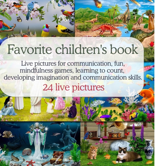 Book for child: This book is entertaining and educational. The purpose of the book is to develop children in a fun way, instilling a love of reading and solving intellectual problems. And also lay the foundation for the ability to work with books.