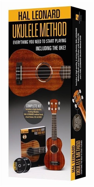 Hal Leonard Ukulele Starter Pack: Includes a Ukulele, Method Book with Online Audio, and DVD