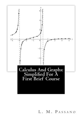Calculus And Graphs Simplified For A First Brief Course