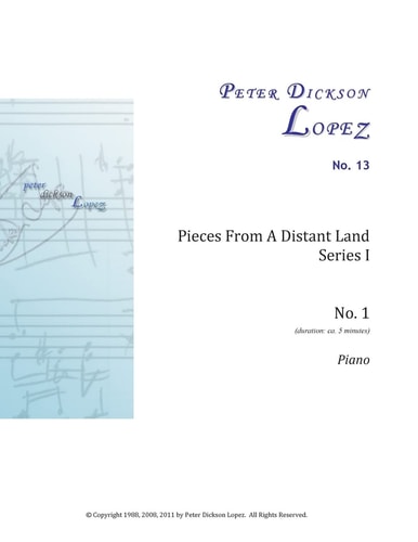 Pieces From A Distant Land, Series I No. 1