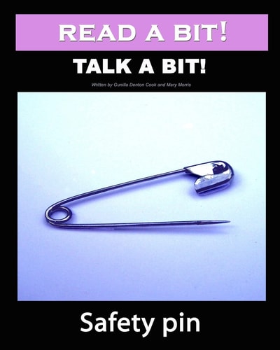 Read a Bit! Talk a Bit! Safety Pin