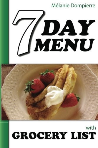 7 Day Menu with Grocery List