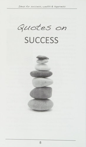Ideas for Success, Wealth and Happiness