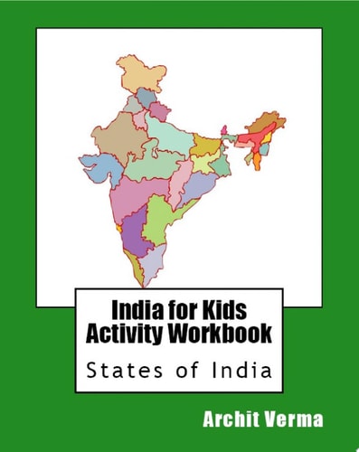 India for Kids Activity Workbook: States of India