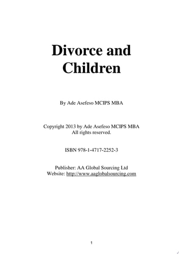 Divorce and Children