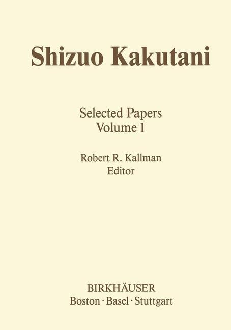 Shizuo Kakutani: Selected Papers