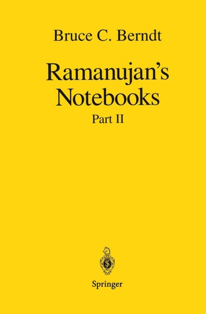 Ramanujans Notebooks: Part II