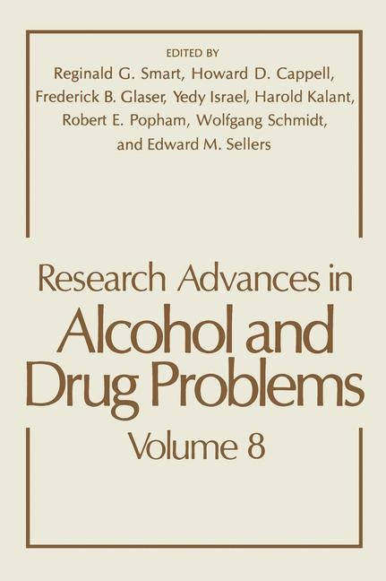 Research Advances in Alcohol and Drug Problems