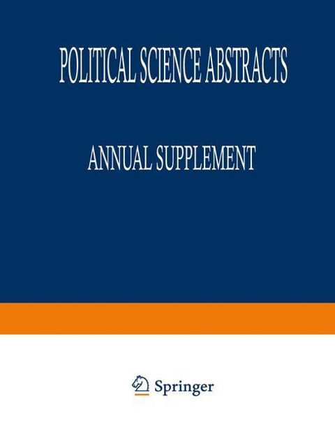 Political Science Abstracts: 1994 Annual Supplement