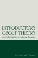 Introductory Group Theory: and Its Application to Molecular Structure