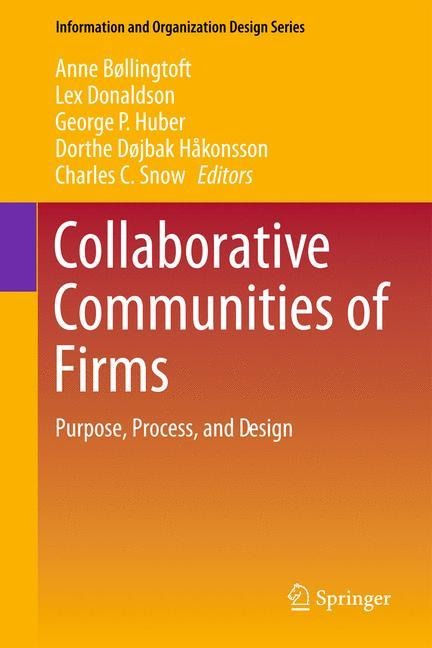 Collaborative Communities of Firms: Purpose, Process, and Design