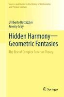 Hidden Harmony-Geometric Fantasies: The Rise of Complex Function Theory