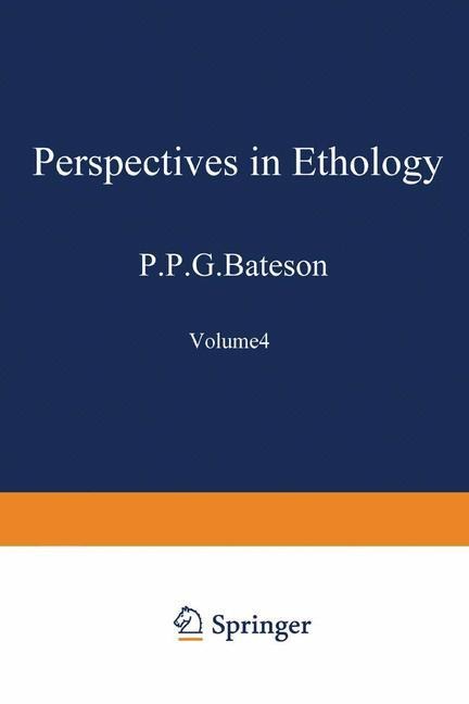 Perspectives in Ethology: Volume 4 Advantages of Diversity
